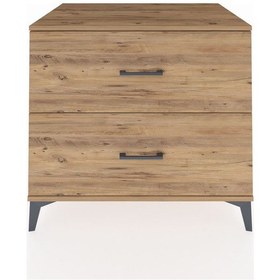 Resim Kronos Şifonyer 2 Çekmeceli 88x59x80 Çam-çam Atlas Çam 