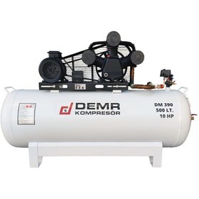 Resim Demr Kompresör Pistonlu 500 LT 3 Kafa 8 Bar 10 HP IDM390 Hava Kompresörü 