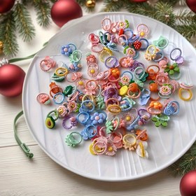 Resim 20 adet Yumuşak Toprak Başlıklı Bandı - Sevimli Karikatür Hayvan ve Meyve Tasarımları ile Çiçek Detayları, Kadınlar ve Aileler için Hafif Elastik Saç Aksesuarları, Rahat ve Günlük Giyim için Bohem Tarzı, Festivite Uygun Saç Bandı, Oynayıcı Saç Bandı, Dayanıklı Saç Bandı 