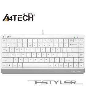 Resim A4 TECH FK11 USB MULTİMEDYA GRİ MİNİ Q NOTEB OK KLAVYE 