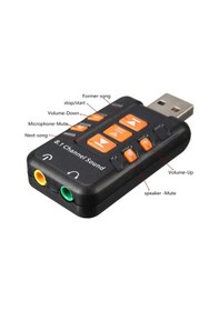 Resim Wozlo 8.1 Kanal USB Ses Kartı 