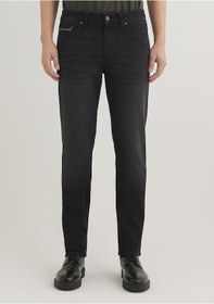 Resim Mavi 0042218775 Jake Comfort Erkek Jean Pantolon Koyu Gri 