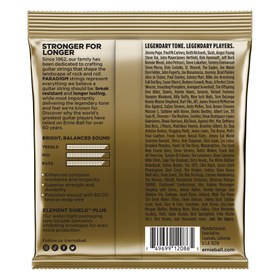 Resim Ernie Ball 2086 Paradigm Medium Light 80/20 Bronze Akustik Gitar Teli (12-54) 