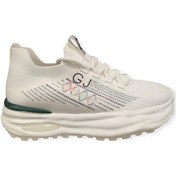 Resim Guja 25y322 Kalın Taban Hafif Tekstil Kadın Spor Ayakkabı Beyaz 