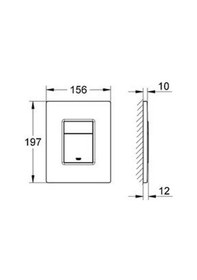Resim Grohe Skate Cosmopolıtan Kumanda Panelı Krom 