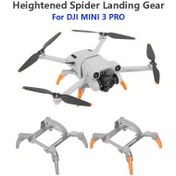 Resim Katlanabilir DJI Mini 3 Pro Drone İçin Örümcek İniş Takozu, DJI Mini 3 Pro Aksesuarları için Artırılmış Yükseklik Koruyucu 
