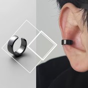 Resim Minimalist Tarz Hafif Yüz Deliksiz Tek Kulak Klipsi Tek Kulak Klipsi 