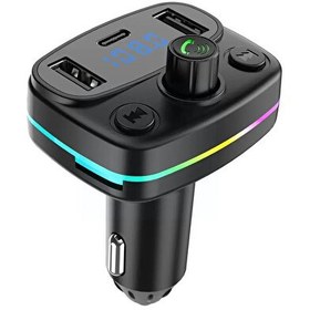 Resim Winex M44 FM Handsfree Bluetooth Modülatör MP3 Player Type-C Çıkışlı Araç Şarj Aleti 