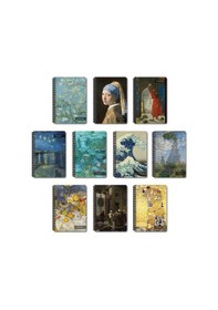 Resim Papirüs Tuval 16x23cm Spiralli Sert Kapak 100 Yaprak Çizgisiz Defter Standart 