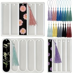 Resim 3 adet Tüllü Parlatmalı Kitap İşareti Silikon Kalıpları, Küçük ve Orta Boy Kitap İşaretleri İçin Reçine Kalıpları, Epoxy Reçine ve Plaster El Sanatları İçin Mükemmel 