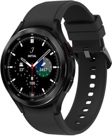 Resim SMS Samsung Galaxy Watch 4 Classic | 46 mm Akıllı Saat, Siyah (Samsung Türkiye Garantili) 