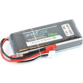 Resim 7.4 V 2s Lipo Batarya-Pil 2200 Mah 25C 