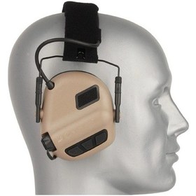 Resim Opsmen Earmor M31 Plus Elektronik Atış Kulaklığı Kulak Koruma Cayote Brown Kahverengi 