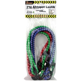 Resim Automix Ahtapot Lastik 3lü Paket 