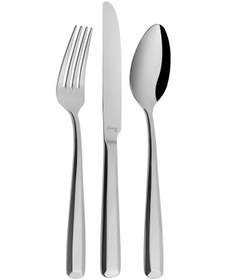 Resim Aryıldız Stellia 84 Parça 12 Kişilik Çatal Kaşık Bıçak Takımı Gri 