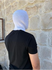 Resim shop Açık hava sporları için maske beyaz ( balaklava ) 