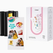 Resim Liene Etiket Kağıdı & Kartuş, 72 Yaprak & 2 Yedek Kartuş, Su Geçirmez & Dayanıklı 