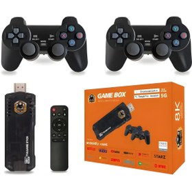 Resim Megamus Game Box 8k Video Oyun Konsolu Aile Retro Oyunlar Çift Sistem Tv Wifi Fonksiyonu 