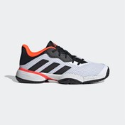 Resim Adidas GW2996 Barricade Çocuk Beyaz Tenis Ayakkabı adidas