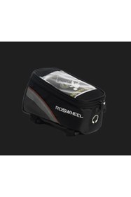 Resim XBYC 896 BİSİKLET KADRO ÜSTÜ ÇANTA SİYAH KIRMIZI 