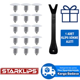 Resim Döşeme Klips Gri 90671-S0D-00Za Honda Acura 10 Adet Starklips