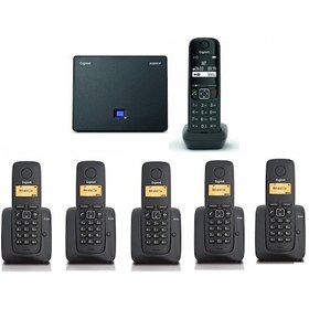 Resim Gigaset AS690 IP 6 Dahili Dect Telsiz Kablosuz Telefon Santrali 