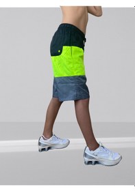 Resim Nike Sportswear Unisex Genç Çocuk Renkli Astarlı Dokuma Şort Yeşil 