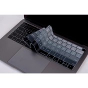 Resim McStorey Laptop Macbook Air Klavye Koruyucu US(ABD) İngilizce Harf Baskılı A1932 ile Uyumlu Ombre 