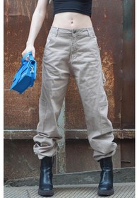 Resim Madmext Taş Rengi Straight Fit Kargo Pantolon Mg1601-taş Rengi Taş 