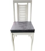 Resim Plastik Sandalye Minderi Balkon Bahçe Minderi Ahşap Mobilya Koltuk Minderi 40x40x5cm 