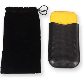 Resim Three Beans Puro Neme Seyahat Durumda Deri Taşınabilir Puro Durumda Gadgets Cep Mini Neme Kutusu 3 Puro Sarı Siyah | Puro Aksesuarları - (Yurt Dışından) 