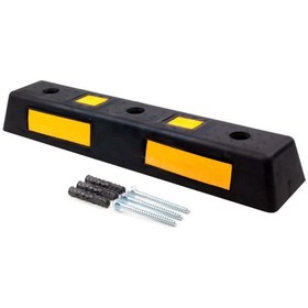 Resim İleri Trafik Oto Park Araç Durdurucu Kauçuk Stoper 74x15x10 cm 