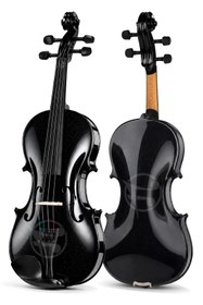 Resim Fourtune Dante VL-200BK 4/4 Akustik Siyah Keman Seti (Tam Boy) 