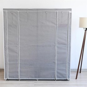 Resim Reyo Prado Tokyo Çok Raflı Çelik Profilli Bez Dolap 