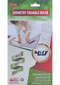 Resim Geoderik Üçgen Cetvel / TR-500 Şeffaf 