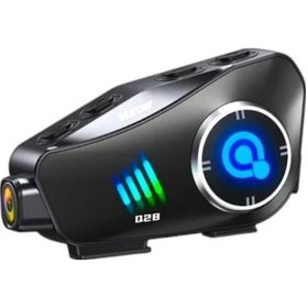 Resim Motobir Q28 Kameralı Bluetooth Intercom Seti 