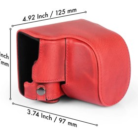 Resim MegaGear Leica D-Lux 7, D-Lux, Typ 109 Gerçek Deri Kamera Çantası 