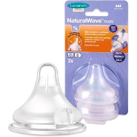 Resim Lansinoh Natural Wave Biberon Emziği (Orta Akış) 