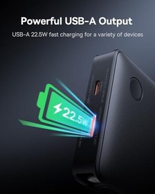 Resim Baseus Airpow Lite Power Bank 10000mAh 22.5W Dual-Cable Cosmic Black 