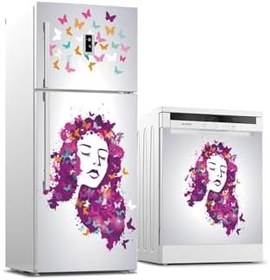 Resim Buzdolabı Ve Bulaşık Makinesi Takım Sticker 0246 