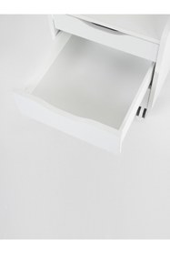 Resim Creo Mobili Sirius 3 Çekmeceli Keson - Beyaz / Mavi 