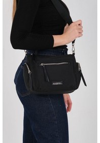 Resim Silver Polo Sp1229 Kadın Çapraz Çanta Saten Siyah-siyah 