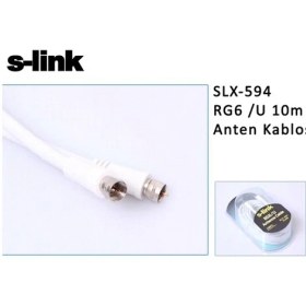 Resim S-Link Slx-594 Rg6 /U 10M Anten Kablosu 