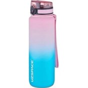 Resim Fiftyfifty 1000ML Büyük Boy Çift Renk Softtouch Ff Collection Tritan Su Matarası Pembe-Yeşil 