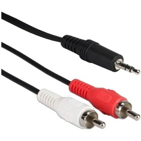 Resim 2 Rca Erkek + 3.5 Mm Stereo Erkek 1.5 Metre Rose Rc-15-1.5 