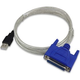 Resim Usb 2.0 25 Pin Db25 Dişi Paralel Port Kablosu Ieee 1284 12mbps Usb Paralel Yazıcı Kablosu 