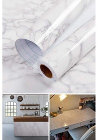 Resim Kendinden Yapışkanlı Mermer Desenli Kaplama Kağıdı 