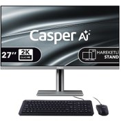 Resim Casper Nirvana A97.255H-CF00A-V-G Ultra 7-255H 24 GB 1 TB NVMe SSD 27" W11H AIO Masaüstü Bilgisayar 