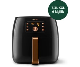 Resim Philips Güvenli Kullanım - Otomatik Kapanma ve Isı Koruması 7.3 L Ultra Geniş Kapasite Xxl Premium Airfryer & Fritöz 2250W 