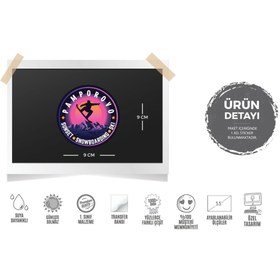 Resim Bay Etiket Hbg70 Pamporovo Snowboard Etiketi 